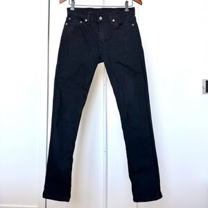 Levi's Men's 511 Slim Straight Black Denim Jeans W29 L32 Classic Y2K Minimalist